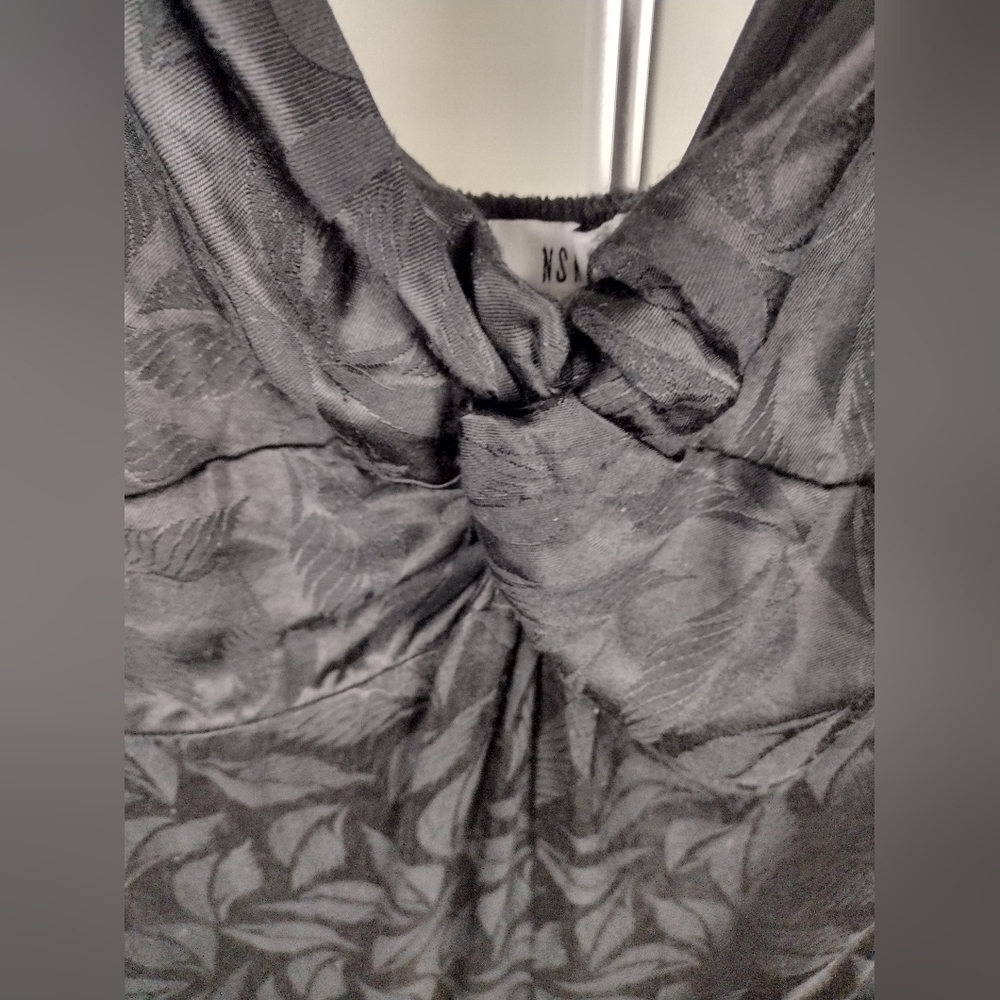 NSR Molli Jacquard Black Sleveless Jumpsuit Size Medium NWT - Picture 13 of 17